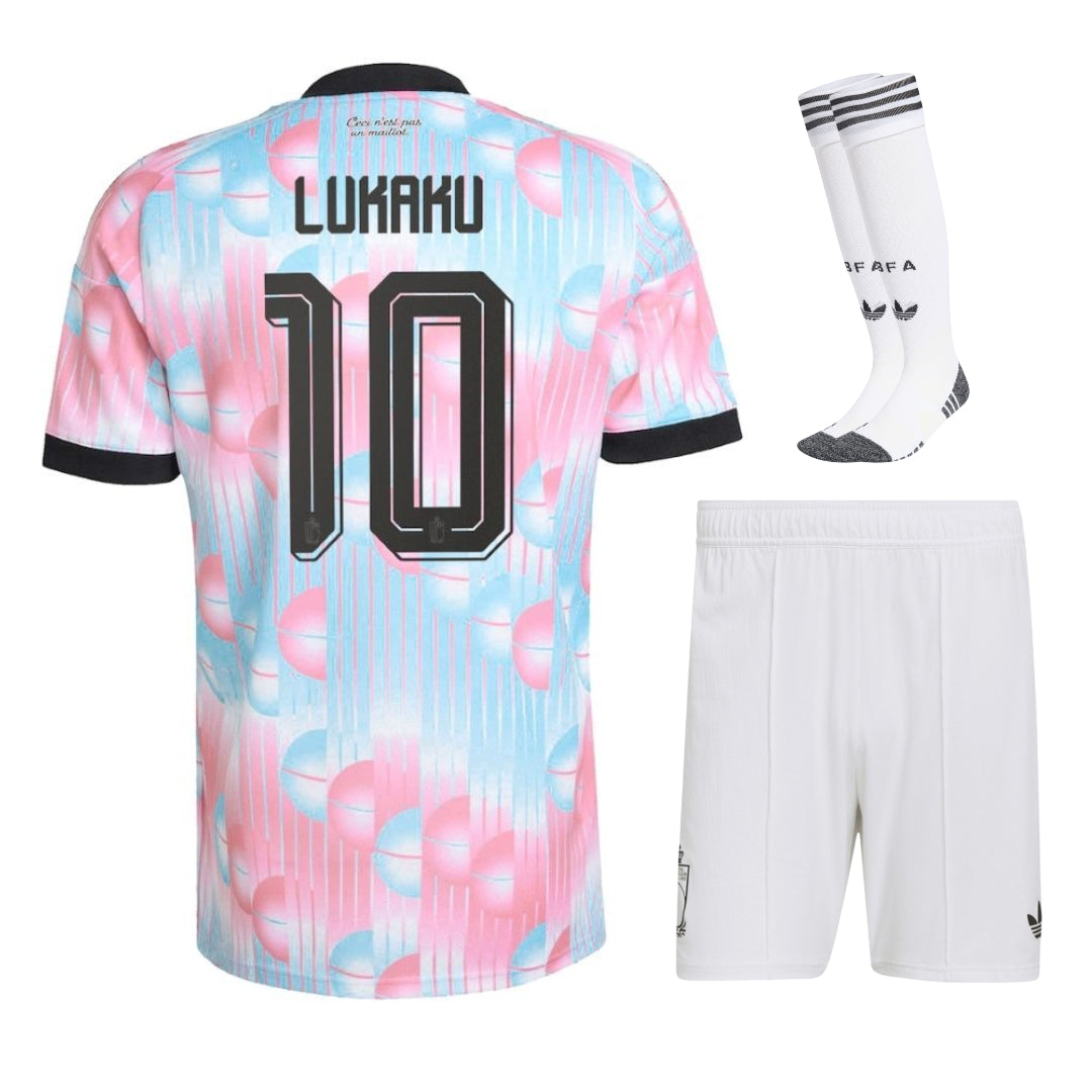 Maillot Belgique Kit Enfant Lukaku Exterieur 2026 2027