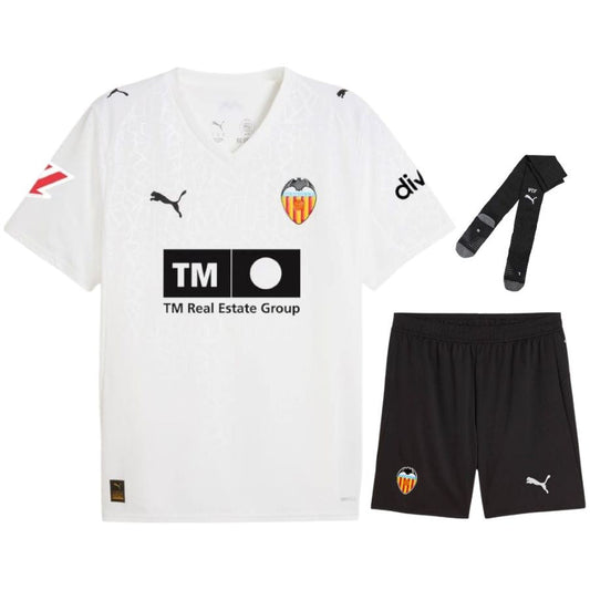 Maillot Kit Enfant FC Valence Domicile 2025 2026 Blanc