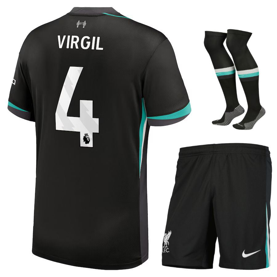 Maillot Kit Enfant Exterieur Liverpool 2024 2025