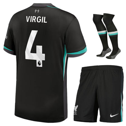 Maillot Kit Enfant Exterieur Liverpool 2024 2025