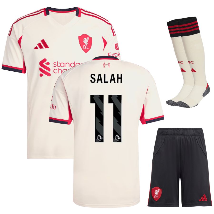 Maillot Kit Enfant Liverpool Exterieur 2025 2026 Blanc