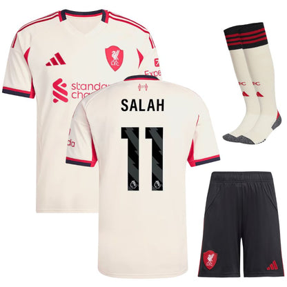 Maillot Kit Enfant Liverpool Exterieur 2025 2026 Blanc