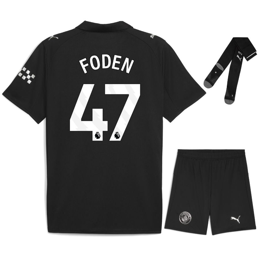 Maillot Kit Enfant Manchester City Exterieur 2025 2026