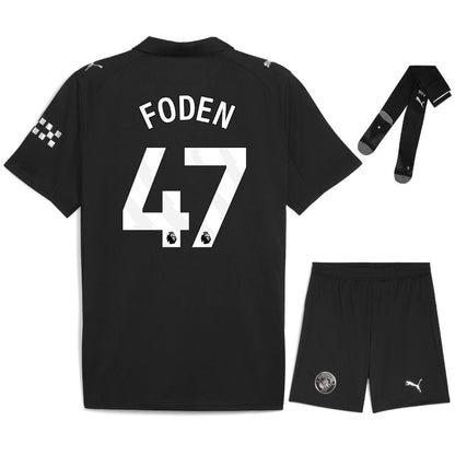 Maillot Kit Enfant Manchester City Exterieur 2025 2026