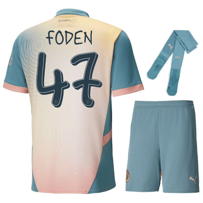 Maillot Enfant Manchester City Fourth 2024 2025