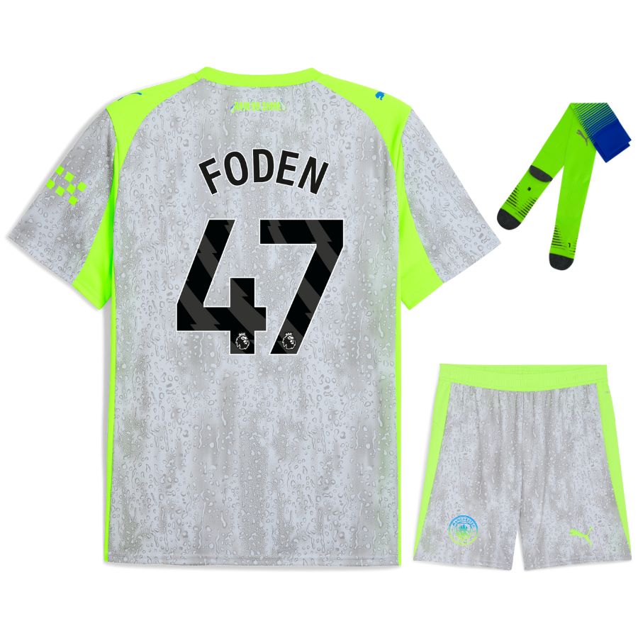 Maillot Kit Enfant Manchester City Third 2025 2026