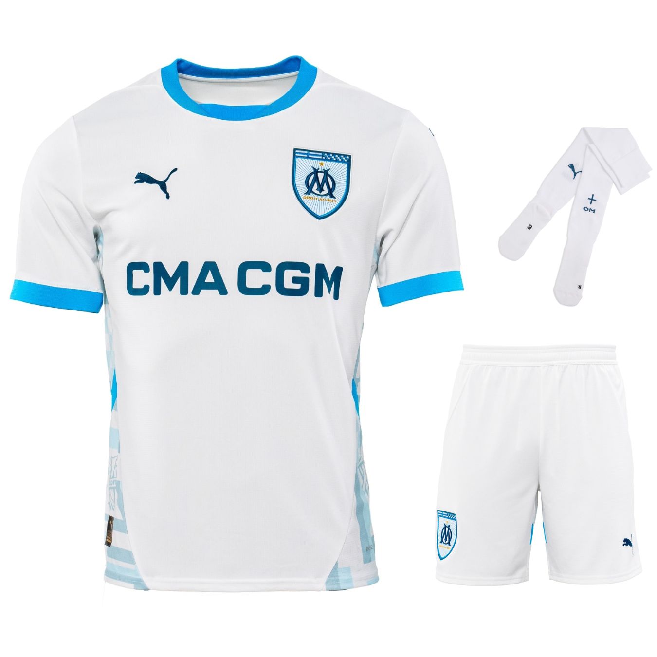 Maillot Kit Enfant Marseille Domicile 2024 2025