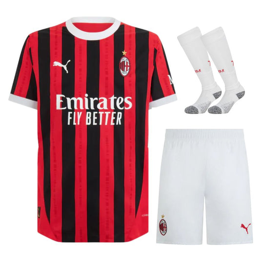 Maillot Enfant Ac Milan Domicile 2024 2025 Blanc