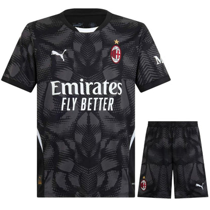 Maillot Gardien Maignan Enfant AC Milan Domicile 2024 2025 Noir