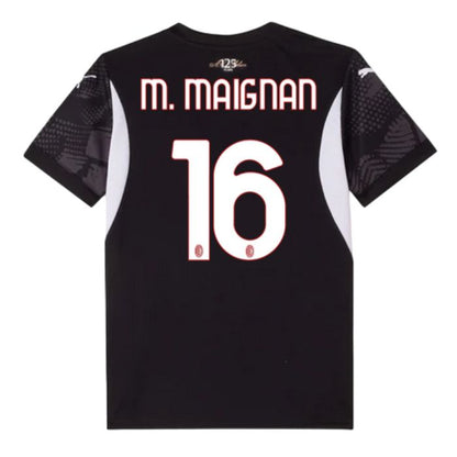 Maillot Gardien Maignan Enfant AC Milan Domicile 2024 2025 Noir