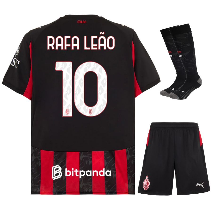 Maillot Kit Enfant Ac Milan Domicile 2025 2026