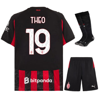 Maillot Kit Enfant Ac Milan Domicile 2025 2026