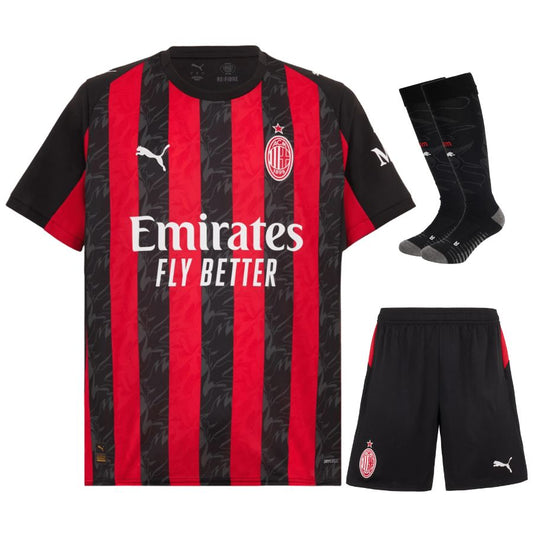 Maillot Kit Enfant Ac Milan Domicile 2025 2026