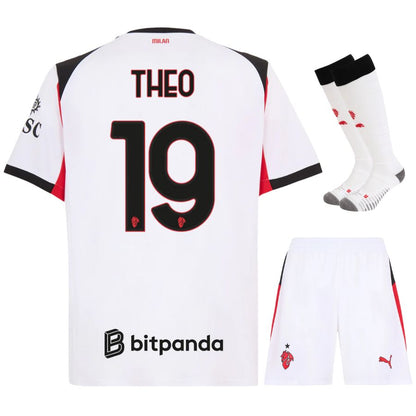 Maillot Kit Enfant AC Milan Exterieur 2025 2026