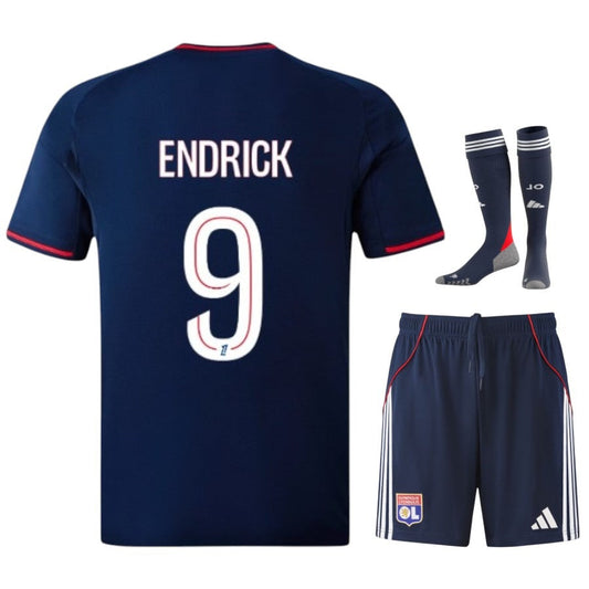 Maillot Lyon OL Endrick Kit Enfant Exterieur 2025 2026