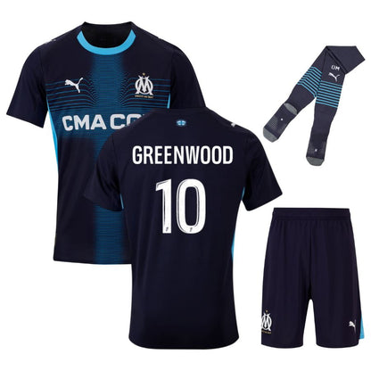 Maillot Kit Enfant Marseille Jul D&P Exterieur 2025 2026