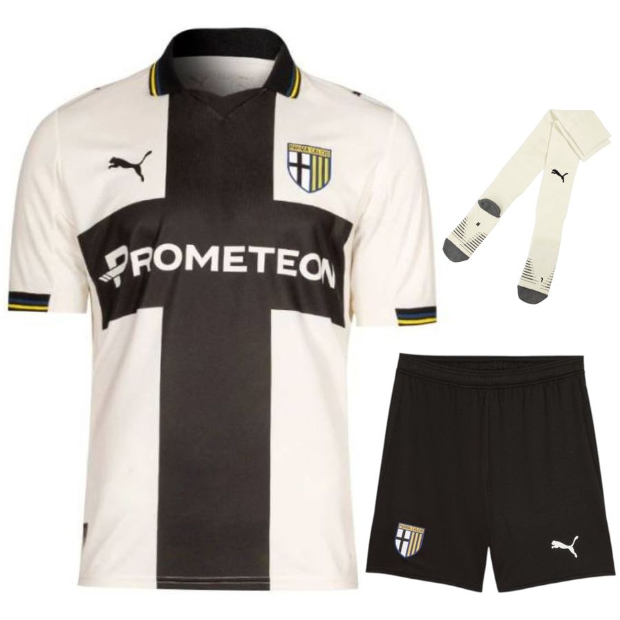 Maillot Kit Enfant Parme Calcio 1913 Domicile Homme 2025-2026