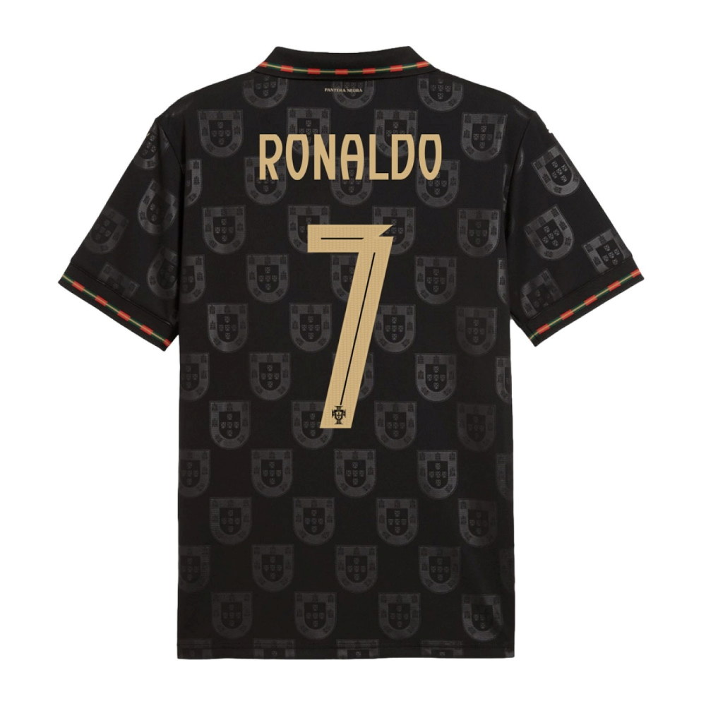 Maillot Portugal Enfant Kit 2025 2026 Edition Speciale Noir