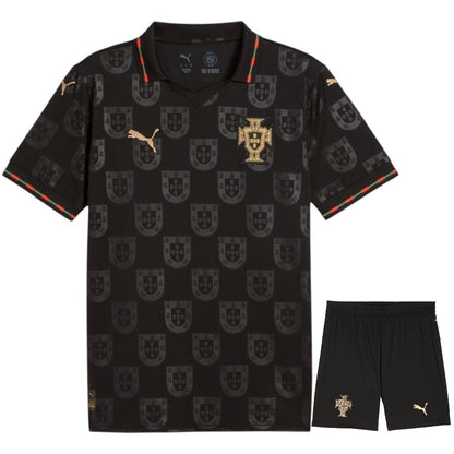 Maillot Portugal Enfant Kit 2025 2026 Edition Speciale Noir