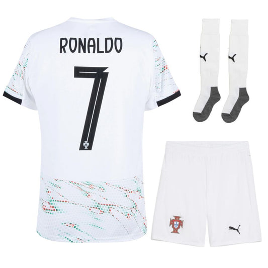 Maillot Portugal Ronaldo Kit Enfant Exterieur 2025 2026