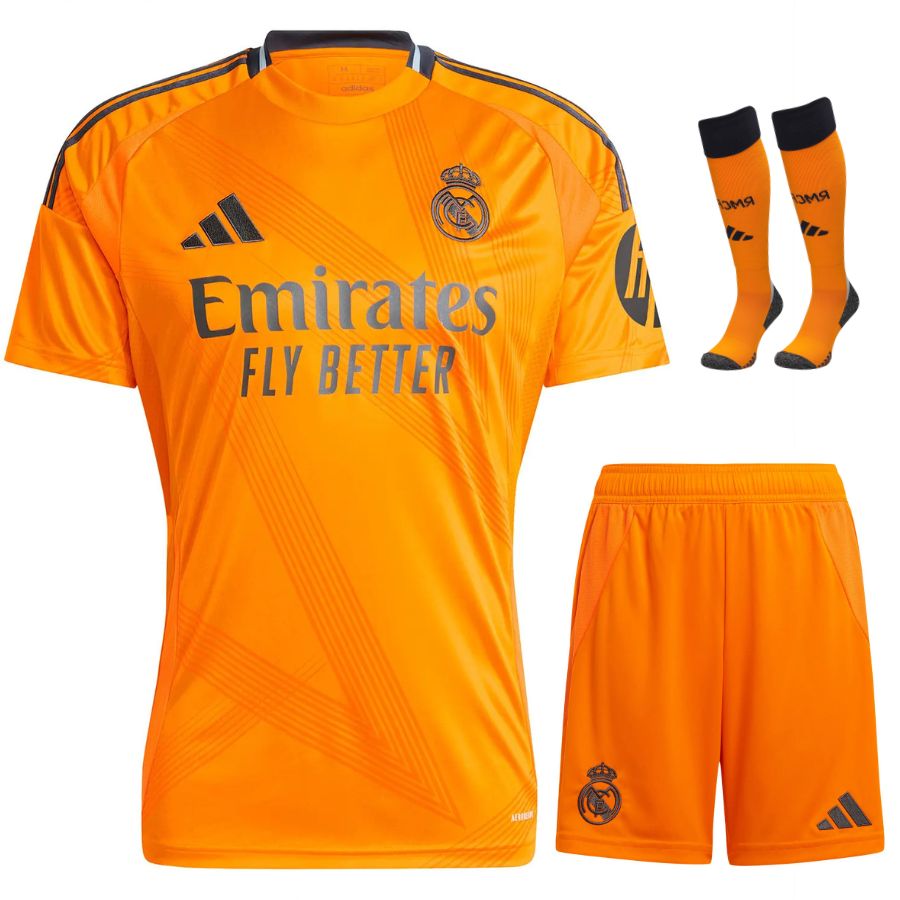 Maillot Kit Enfant Mbappe Exterieur Real Madrid 2024 2025