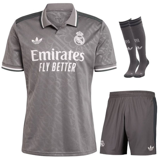 Maillot Kit Enfant Real Madrid Third 2024 2025 Noir