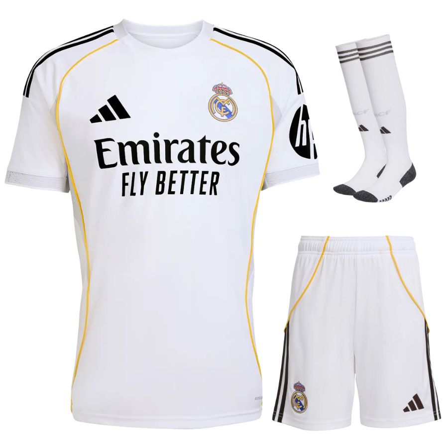Maillot Kit Enfant Mbappe Real Madrid Domicile 2025 2026