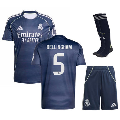 Maillot Kit Enfant Real Madrid Exterieur 2025 2026