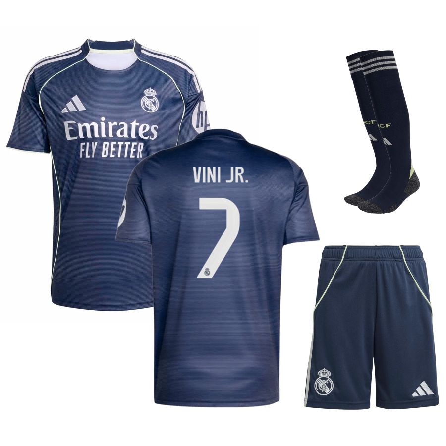 Maillot Kit Enfant Real Madrid Exterieur 2025 2026