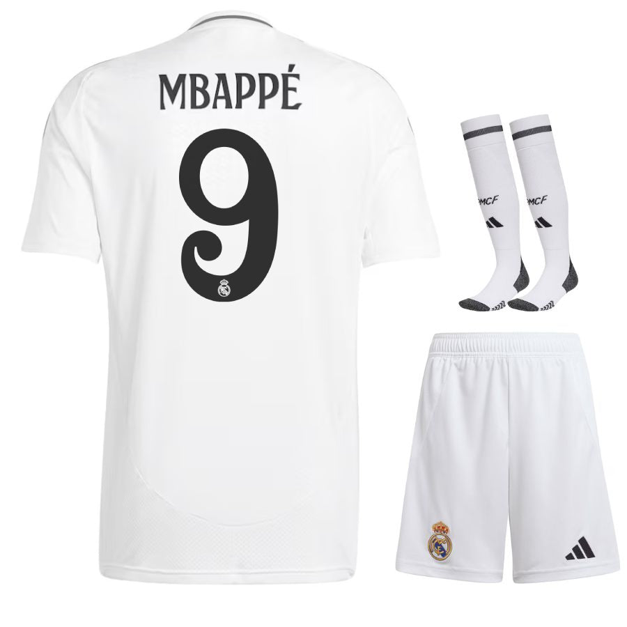 Maillot Kit Enfant Mbappe Real Madrid Domicile 2024 2025