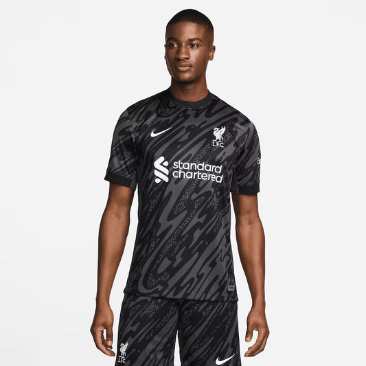 Maillot Liverpool Gardien Domicile Homme 2024 2025 Noir