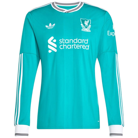 Maillot Liverpool Manches Longues Homme Third 2025 2026