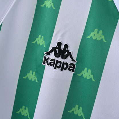 Maillot Manches Longues Betis Seville Retro Vintage 1996-1997 Domicile Homme