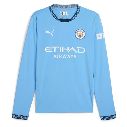 Maillot Manchester City Manches Longues Haaland Homme 2024 2025
