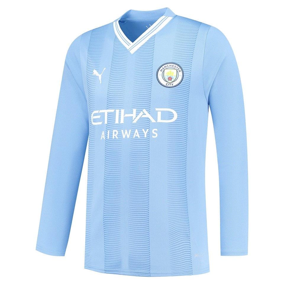 Maillot Manchester City Manches Longues Homme Extérieur 2024