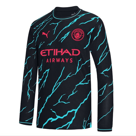 Maillot Manchester City Manches Longues Homme Third 2024