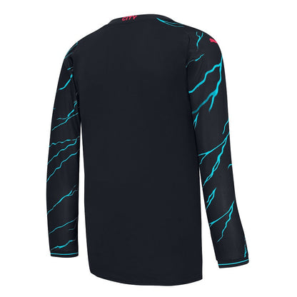 Maillot Manchester City Manches Longues Homme Extérieur 2024