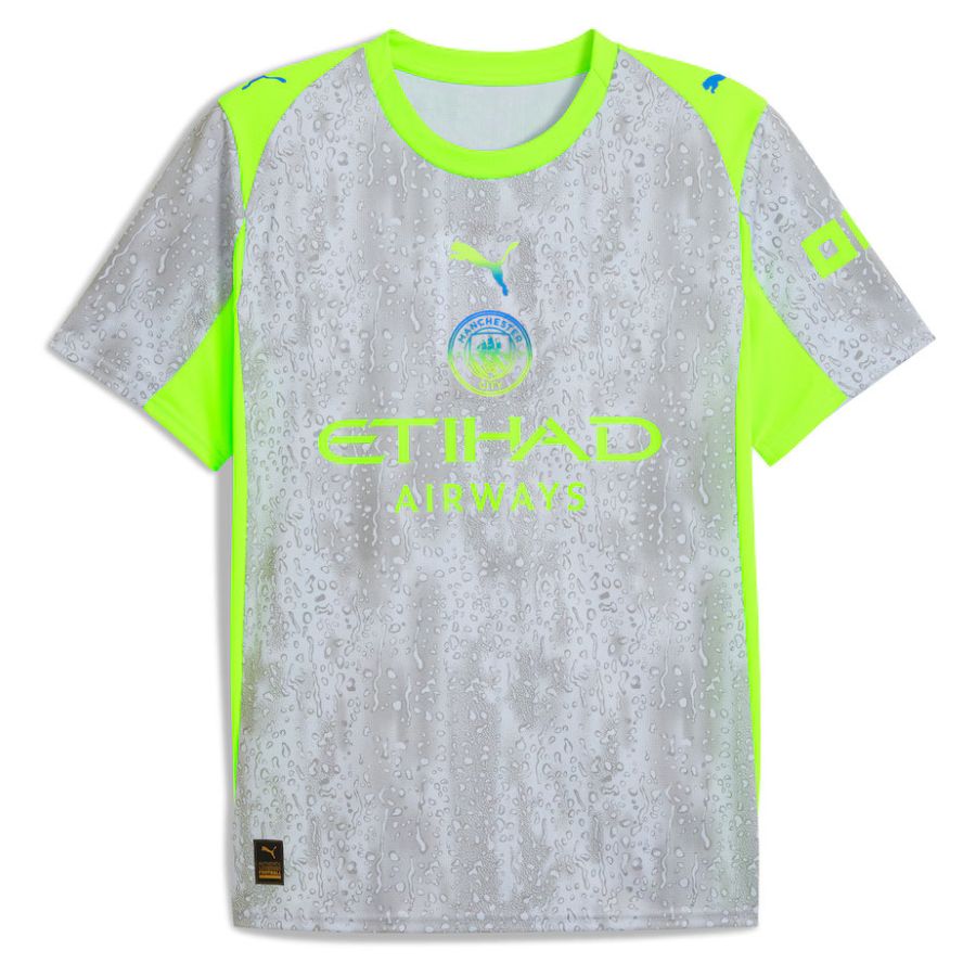 Maillot Manchester City Homme Third 2025 2026 Gris