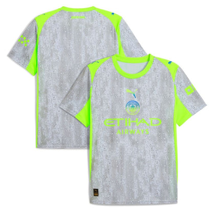 Maillot Manchester City Homme Third 2025 2026 Gris