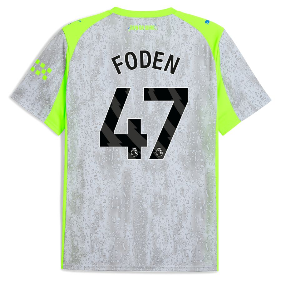 Maillot Manchester City Homme Third 2025 2026 Gris