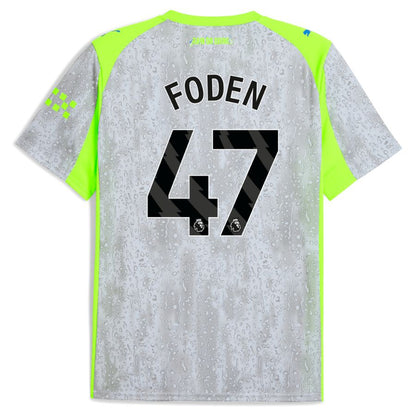 Maillot Manchester City Homme Third 2025 2026 Gris