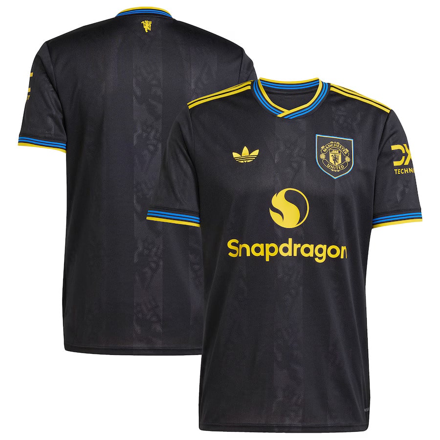 Maillot Manchester United Third Homme 2025 2026 Noir