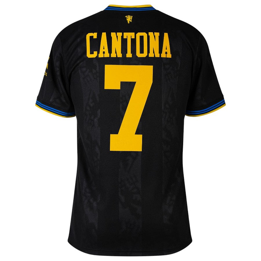 Maillot Cantona Manchester United Third Homme 2025 2026 Noir