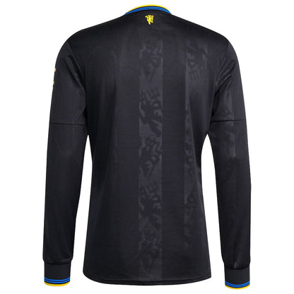 Maillot Manches Longues Manchester United Third Homme 2025 2026 Noir