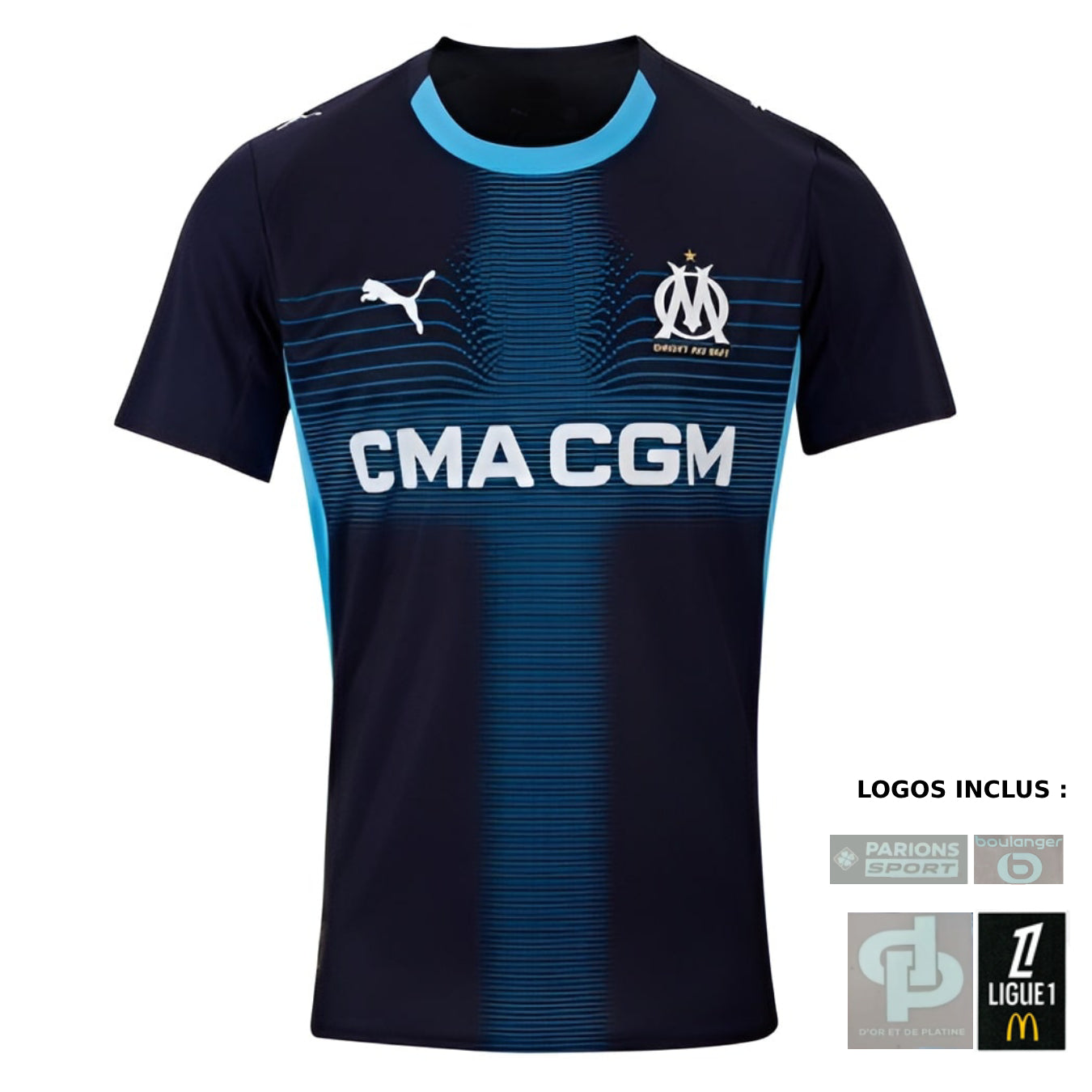 Maillot Marseille Exterieur Jul D&P Homme 2025 2026