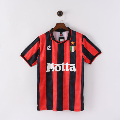 Maillot Milan AC Retro Vintage 1993-1994 Domicile Homme