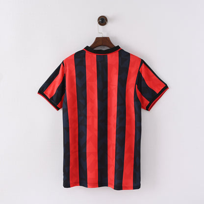 Maillot Milan AC Retro Vintage 1993-1994 Domicile Homme