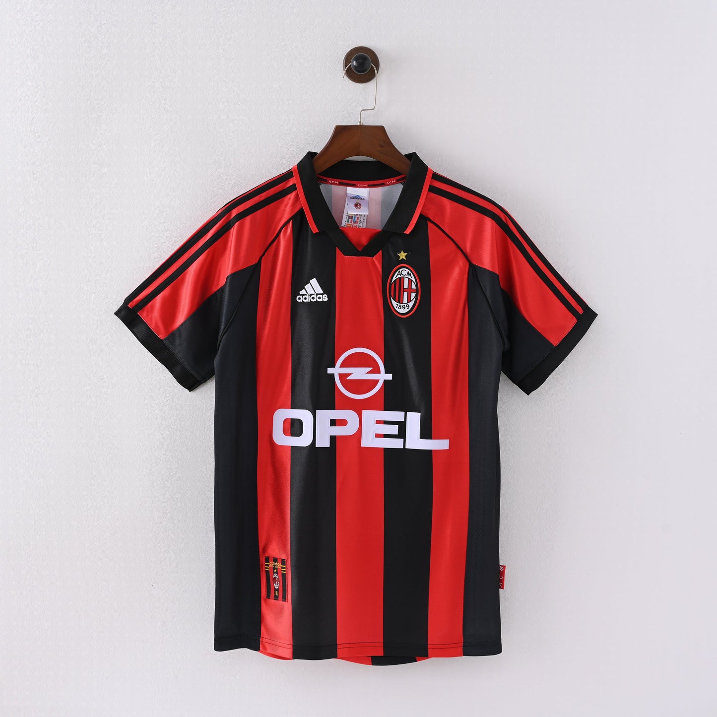 Maillot Milan AC Retro Vintage 1998-1999 Domicile Homme