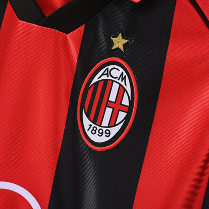 Maillot Milan AC Retro Vintage 1998-1999 Domicile Homme