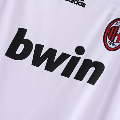 Maillot Milan AC Retro Vintage 2007-2008 Exterieur Homme